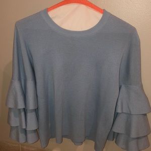 Endless Rose tiered sleeve pullover sweater